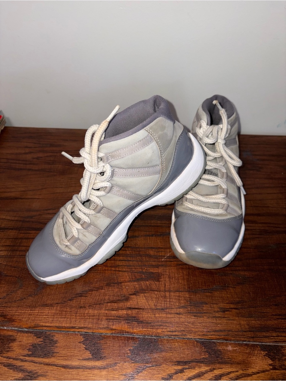 Nike Air Jordan 11 Retro Cool Grey Basketball Shoes 6Y Boys